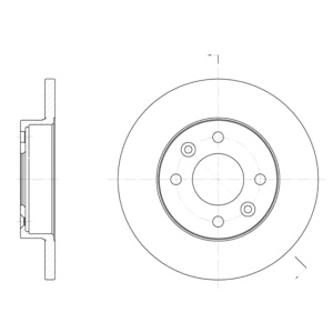 DISK PREDNJI RENO 19 - CLIO -2005 238x10mm ROADHOUSE