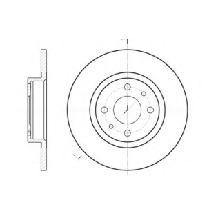 DISK PREDNJI 257x12 mm PUNTO 1.2 16v ROADHOUSE