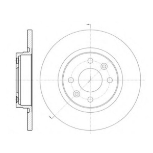 DISK PREDNJI 259x12mm DACIA 2004- ROADHOUSE