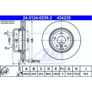 DISK PREDNJI VENTILIRAJUCI  BMW F10/11   ..AT