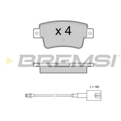 PLOČICE ZADNJE FIAT PUNTO 2012- BREMSI