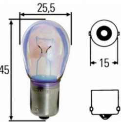 SIJALICA 12V-21W P21W (postolje:BA15s)  HELLA