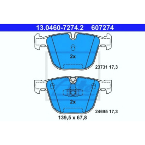PLOČICE ZADNJE BMW F10-F11-F18 -2023 ATE