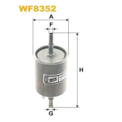 FILTER GORIVA CHECROLET 1.4-2.0 16v 1997-2013 WIX