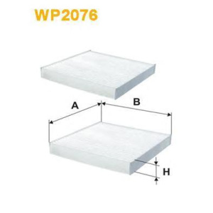 FILTER KABINE BMW X3 F25, X4 F26 1.6-3.0d 2010-2018 papir WIX