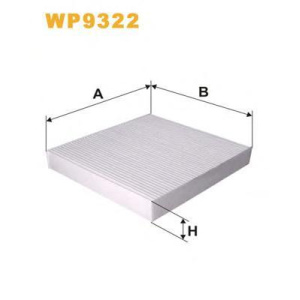 FILTER VAZDUHA KABINE MITSUBISHI OUTLANDER, PEZO 4007, PEZO 4008 2007- WIX