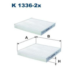 FILTER KABINE BMW X3 F25, X4 F26 1.6-3.0d 2010-2018 papir FILTRON