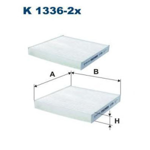 FILTER KABINE BMW X3 F25, X4 F26 1.6-3.0d 2010-2018 papir FILTRON