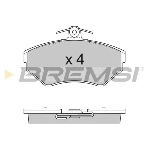 PLOČICE PREDNJE GOLF-POLO-PASAT 1995-1997 BREMSI
