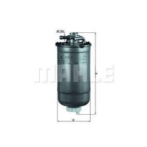 FILTER NAFTE 1.4 - 1.9 TDI FABIA 1999-2007 MAHLE