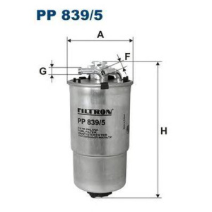 FILTER NAFTE 1.4 - 1.9 TDI FABIA 1999-2007 FILTRON