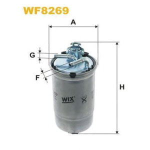 FILTER NAFTE 1.4 - 1.9 TDI FABIA 1999-2007 WIX