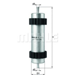 FILTER NAFTE AUDI A6 2.0-3.0 TDI 2010- MAHLE