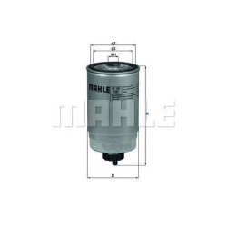 FILTER NAFTE DUCATO-JUMPER 2.8d 2000- MAHLE