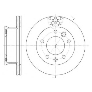 DISK P.V 22X276 LT/SPR 97- RH