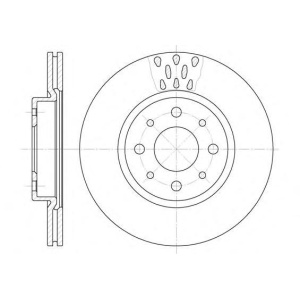 DISK PREDNJI 257x20mm PUNTO 1.9 jtd ROADHOUSE