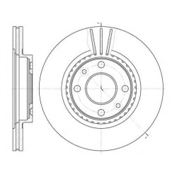 DISK PREDNJI 259x20.6 CLIO 1996-2014 ROADHOUSE