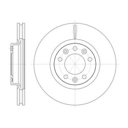 DISK PREDNJI PEUGEOT 407-508, CITROEN BERLINGO 2000-2018 ROADHOUSE (283x26)