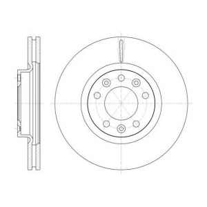 DISK PREDNJI PEUGEOT 407-508, CITROEN BERLINGO 2000-2018 ROADHOUSE (283x26)