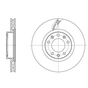DISK PREDNJI 283x26 CITROEN C4 RH