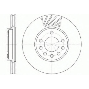 DISK PREDNJI 280X25 AST-H/COR-C R