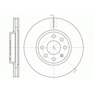 DISK PREDNJI 260X24 COR-C /MER R