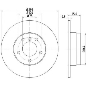 DISK ZADNJI BMW E90 serija 3 TEXTAR