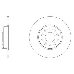 DISK ZADNJI 251x10 FIAT 500L .RH