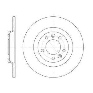 DISK ZADNJI 290x12 mm PEZO 407 - CITROEN C5 ROADHOUSE