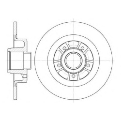 DISK ZADNJI 274x11 LAG-2 -L-absR