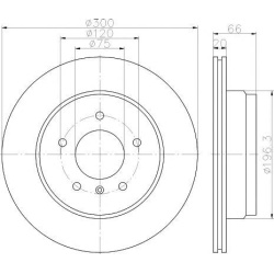 DISK ZADNJI BMW F30-F31 TEXTAR