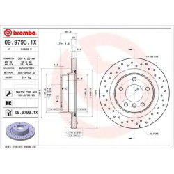 DISK ZADNJI BMW E81/E90  .Bb