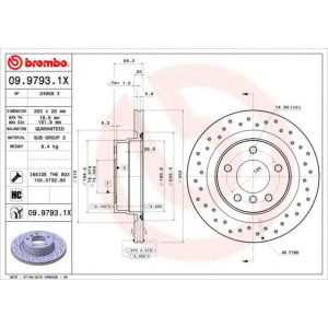DISK ZADNJI BMW E81/E90  .Bb