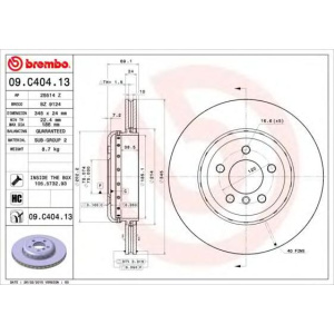 DISK ZADNJI BMW F10 F12 M5 M6 BREMBO