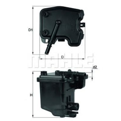 FILTER GORIVA BMW MINI R55-R56 dizel -2015 MAHLE
