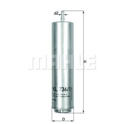 FILTER GORIVA BMW F20 1.8D -2019 MAHLE