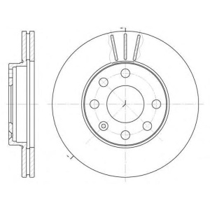 DISK PREDNJI ASTRA-F CORSA-B ROADHOUSE 236x20mm