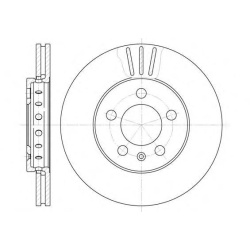 DISK PREDNJI 22x256 mm AUDI A3 - GOLF 4 1997- ROADHOUSE