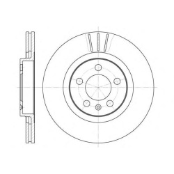 Disk prednji 22x280 mm AUDI A3 - GOLF 4 1997-2006 RoadHouse