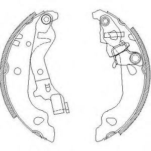 Paknovi 180x32 mm Punto bez Abs-a 1999- RoadHouse