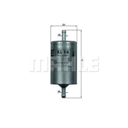 FILTER GORIVA INJECTION STARI TIP -2001 MAHLE