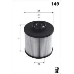 FILTER GORIVA PEZO CITROEN 1.6blue hdi 2012- BEZ PIPE MECAFILTER