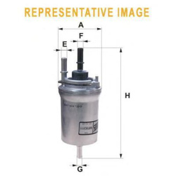 FILTER GORIVA SA REGULATOROM 6.4 BARA tfsi WIX