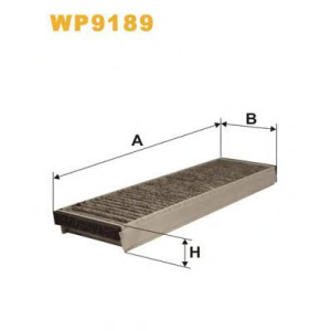 FILTER KABINE AUDI A6 2004- carbon WIX set