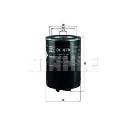 FILTER ULJA PASAT-SUPERB-AUDI 1.8T -2008 MAHLE