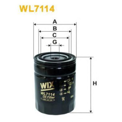FILTER ULJA ALFA 75 2.0TD, ALFA 164 2.5TD -1992 WIX