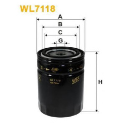 Filter ulja Alfa Romeo 75 2.0-2.4td Wix