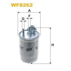 FILTER NAFTE FIAT 1.9D DOBLO-PUNTO 2001-2012 WIX