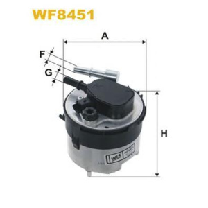 FILTER NAFTE FORD FOCUS 1.6 TDCI 2004-2012 WIX