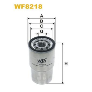 FILTER NAFTE TOYOTA 1.4-2.5 D4D 2002-2018 WIX